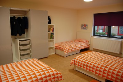 Typical 3 bed boarding room at Brookes UK