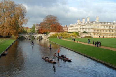 Punting on the river camb